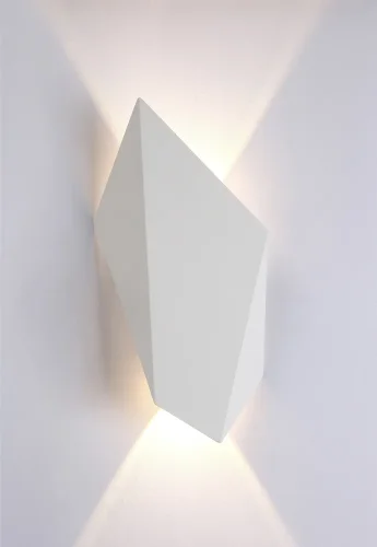 Бра LED CLT 229W WH Crystal Lux белый на 2 лампы, основание белое в стиле современный  фото 2
